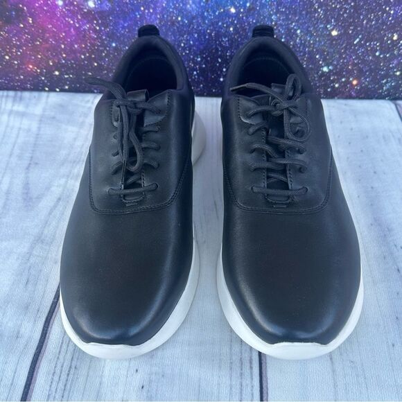 NEW! Cole Haan Runox C40269 Crosscourt Men’s 11 Black Leather Shoes Grand 360 - Picture 2 of 7